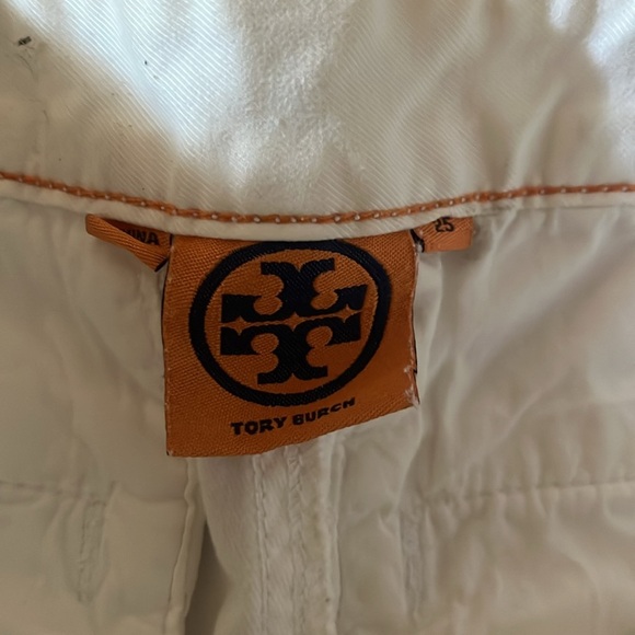 Troy Burch White Cropped wide Leg Pants Size 25 - Picture 14 of 15